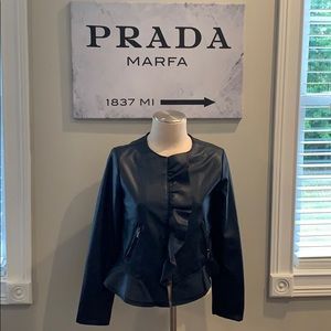 NWT! Catherine Malandrino Faux Leather Jacket